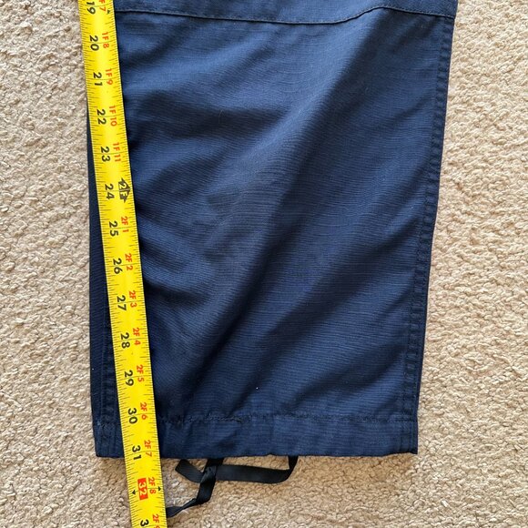 Propper Pants Mens XL 40x31 High Rise Cargo Navy Blue Ripstop Pockets - Picture 10 of 12